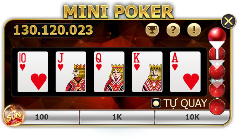 Chiến Lược Chinh Phục Mini Poker